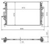 NRF 58499 Radiator, engine cooling